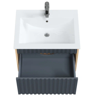 Подвесная тумба Onika Дайлер 106151 60см графит/дуб сонома